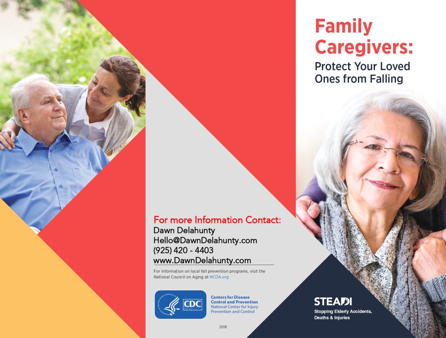 A brochure for stearn family caregivers